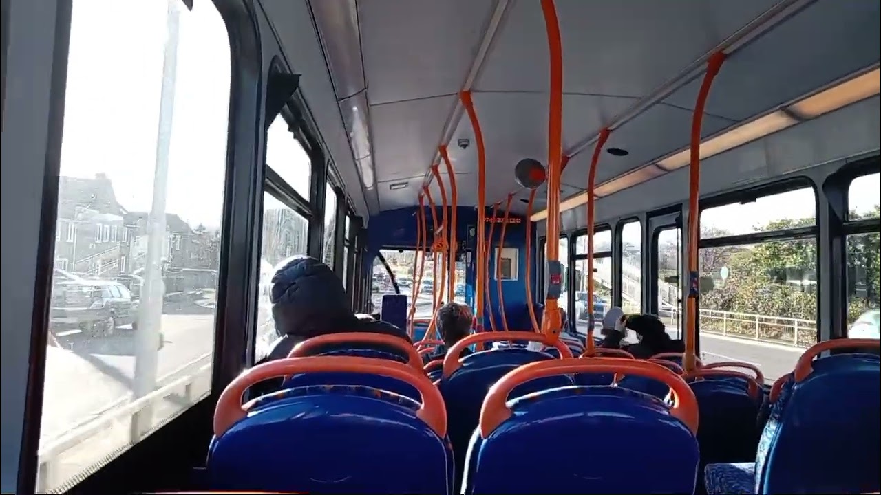 Riding 27129 SF64 OFR on the 38 towards Plymouth ADL enviro 300 