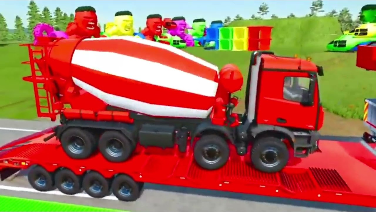 FARMING SIMULATOR 22 | TRANSPORTING CARS, TRUCKS, POLICE CARS, FIRE TRUCKS & EMERGENCY VEHICLES