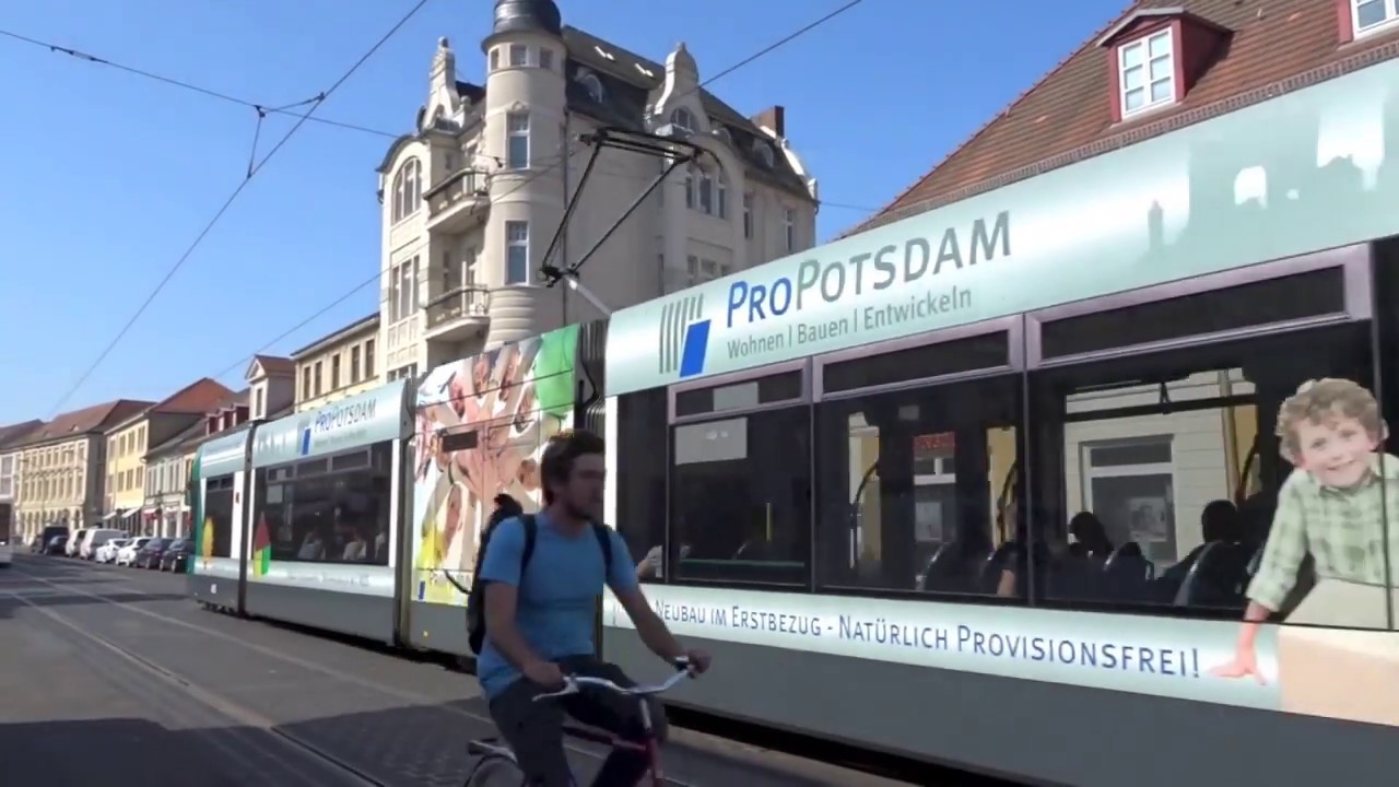 Straßenbahnnetz Potsdam - Trams in Potsdam, Germany 2017