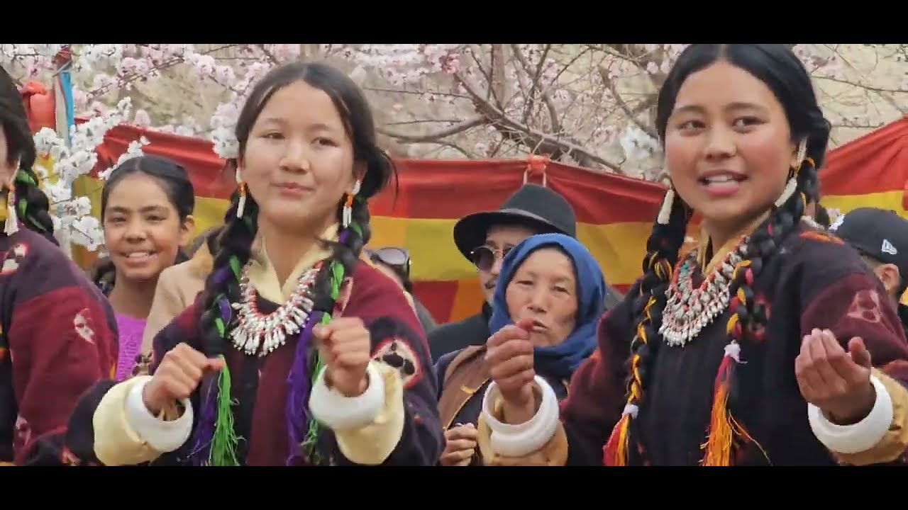 Blossom festival at Skurbuchan village leh Ladakh