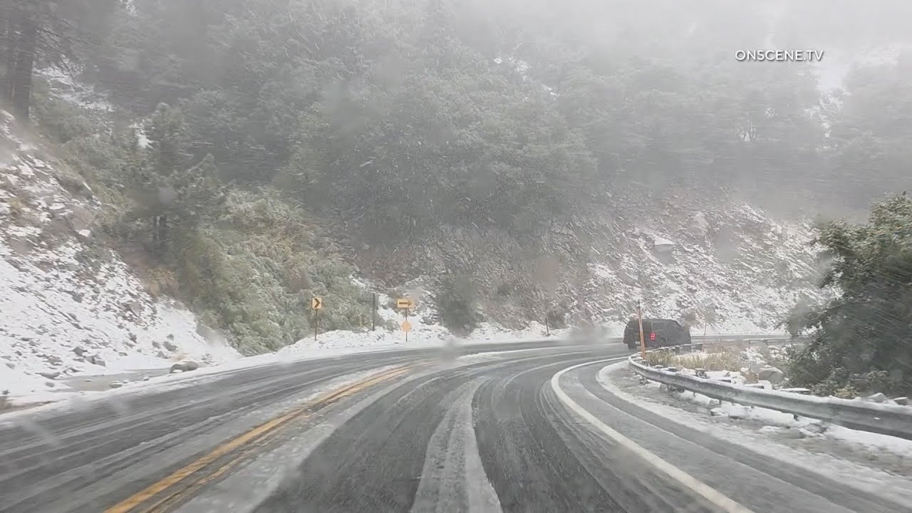 First Snow Fall Of The Year and Lower Elevation Heavy Rain