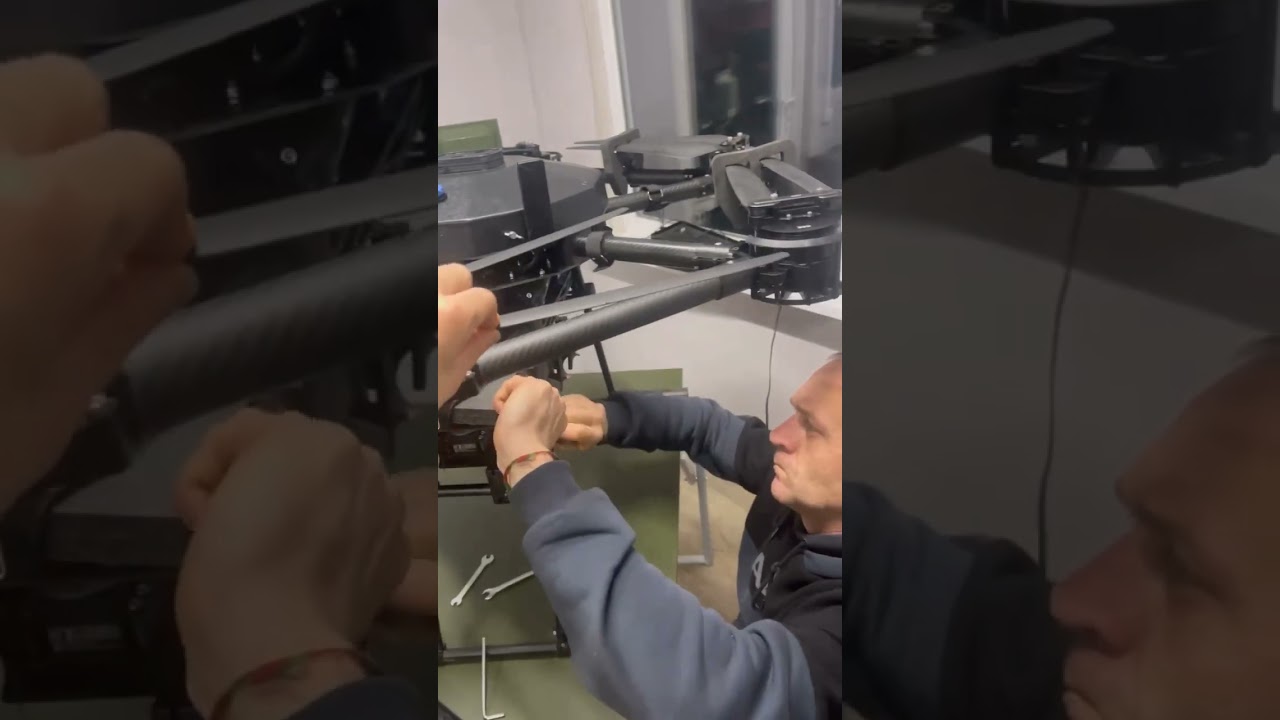 Замена ноги дрона 