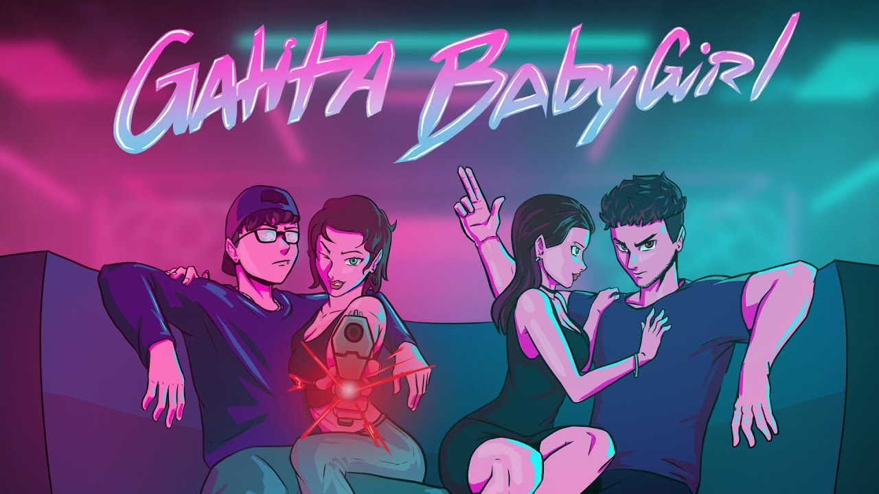 Gatita Babygirl - JvR x Uanbit x Seven 7trees ( Videolyrics Oficial )