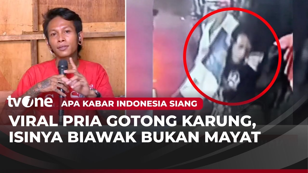 Klarifikasi Video Pria Diduga Bawa Mayat Padahal Biawak: Cuek Aja Saya Mah | AKIS