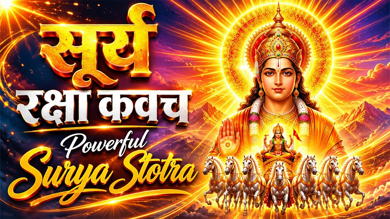 Surya Kavach Stotram | Surya Raksha Kavach | Surya Kavacham 11 Times With Lyrics | Navgrah Stotra
