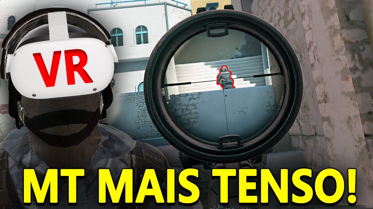 FPS EM REALIDADE VIRTUAL &Eacute; OUTRO NIVEL😰