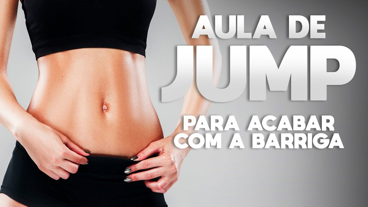 AULA DE JUMP PARA ACABAR COM A BARRIGA | Aula de Mini Trampolim | Aula de Cama Elástica