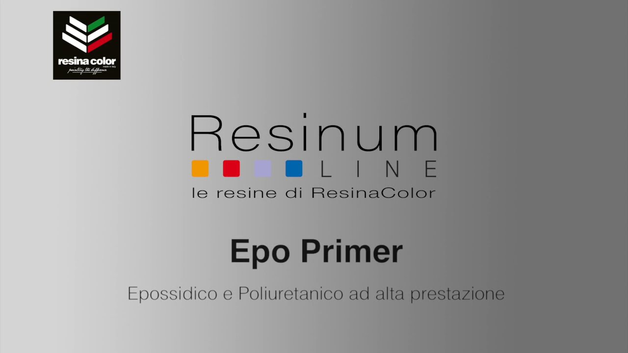 EPO PRIMER -Primer epossidico ad alta penetrazione - Resina Color - Produzione vernici e pitture