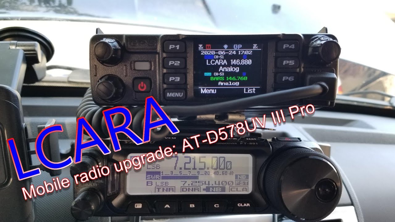 LCARA HAM Radio: Mobile Radio Upgrade - AT-D578UV III Pro