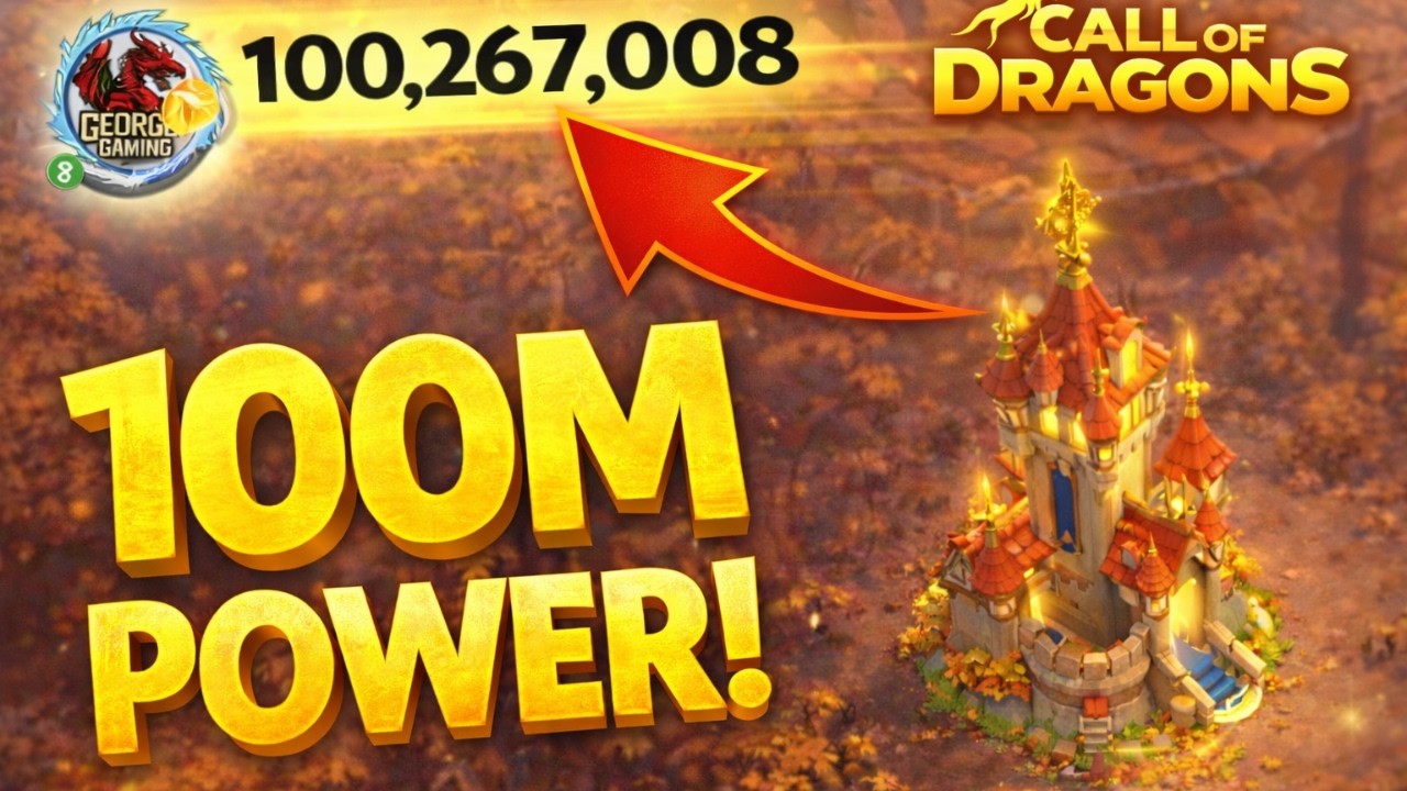 I FINALLY HIT 100M POWER CALL OF DRAGONS