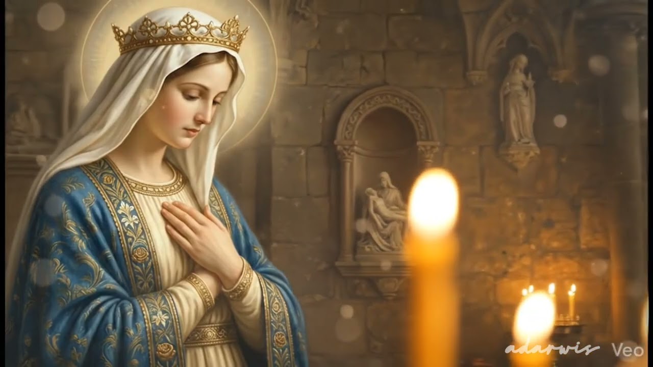 The Purest Latin Prayer to Mary | 432Hz Sacred Frequency | Healing Gregorian Vibes