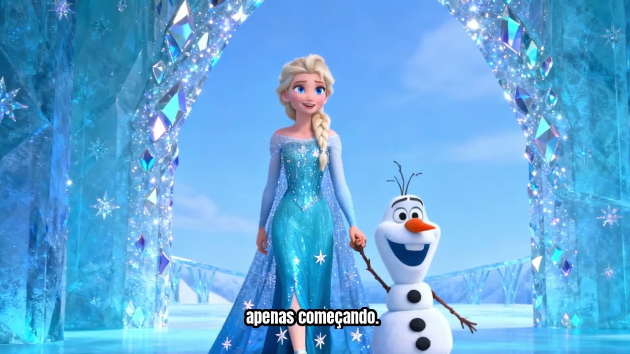 Amizade brilha na neve