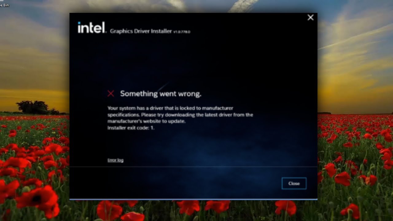 Your System Has a Driver That Is Locked to Manufacturer Specifications [Guide]