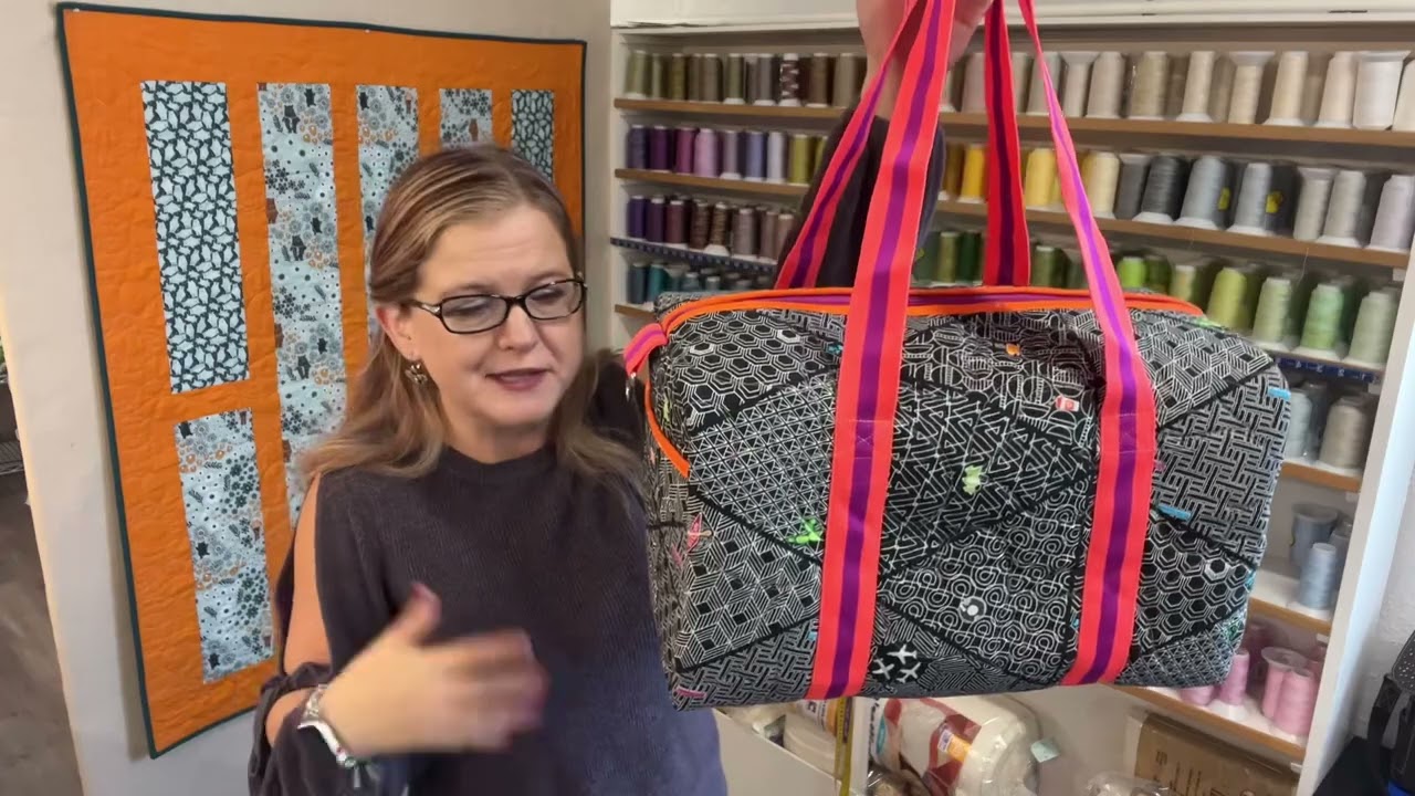 Mini Patchwork Duffel. Pattern review