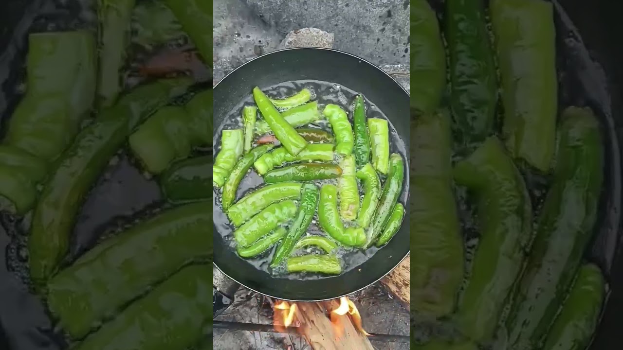 Acı turşu yapımından Acı biber kızartması 🌶️ 