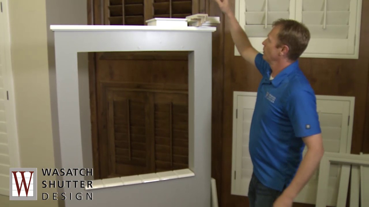 Plantation Shutter Window Frame Options