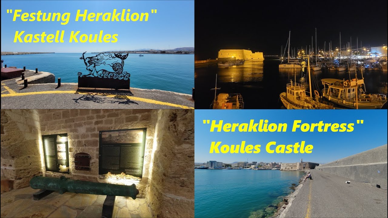 Kreta 2021: Festung Heraklion Kastell Koules / Heraklion Fortress Koules Castle