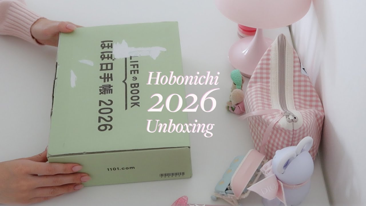호보니치 2026 다이어리 하울 🎀 핑크 신상 언박싱 | Hobonichi 2026 Planner Haul + Pink Aesthetic Unboxing 💖