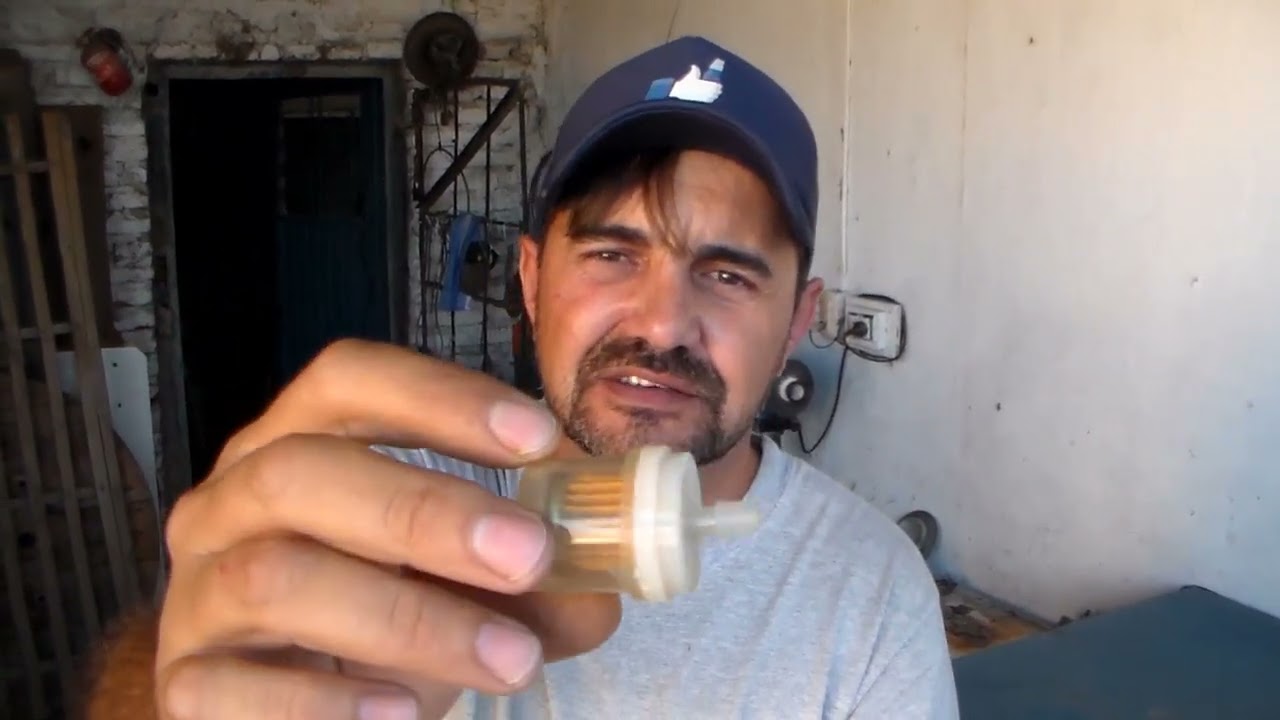 cambiar filtro de nafta de moto ,cómo colocar filtro nuevo con manguerita nueva también