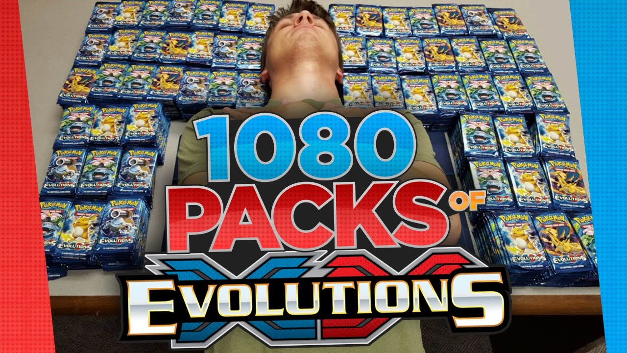 Pokemon Cards 1080 Booster Pack Opening of XY Evolutions - Largest Pokemon Card Opening So Far!