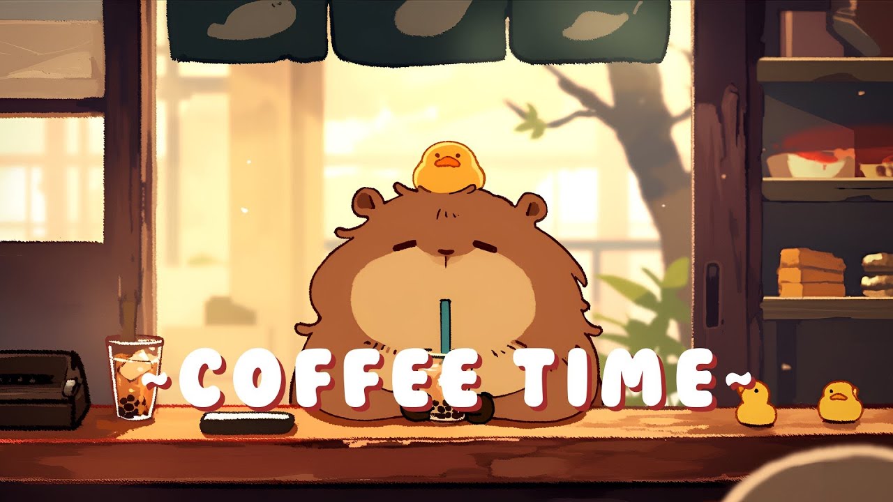 [1 Hour] Capybara Beats & Lofi | Study Session Music Mix 📚 🎵 | Study Aid