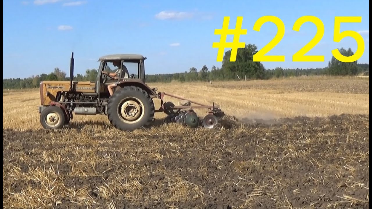225# Życie zwyczajnego rolnika - Talerzowanie ścierniska Ursusem C-360-3P