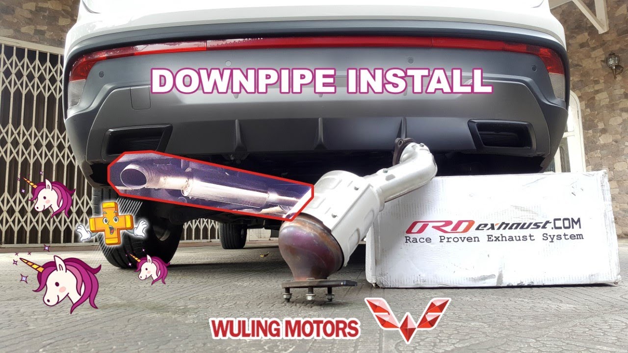 Wuling Almaz Turbo / MG Hector Catless Downpipe Exhaust Install Project Ver. 2 | Mods Wuling Almaz.