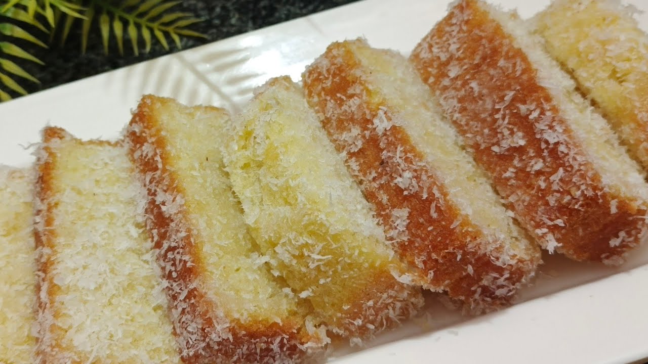 coconut cake without oven very easy and 😋#yummy food by sadaf wafa kitchen🥰