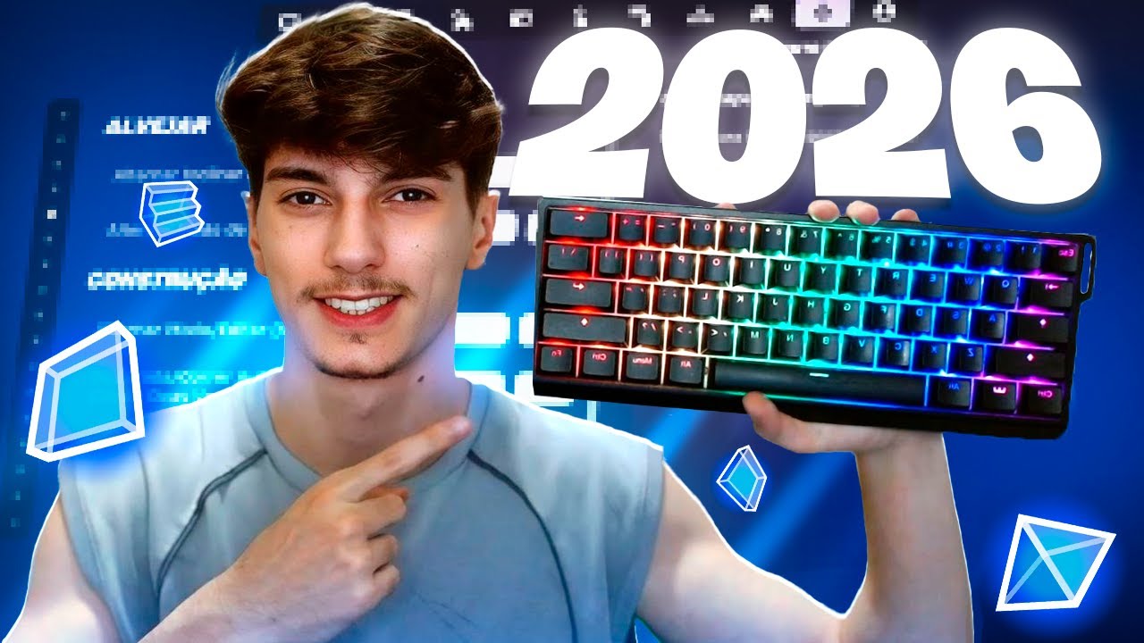 MINHAS CONFIGURAÇÕES para 2026 no FORTNITE!