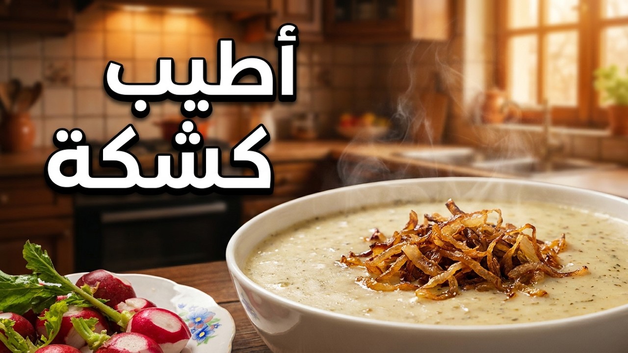 اجت الشتوية وصار بدها اكلة كشكة - اطيب كشكة من مطبخ اكلات شامية