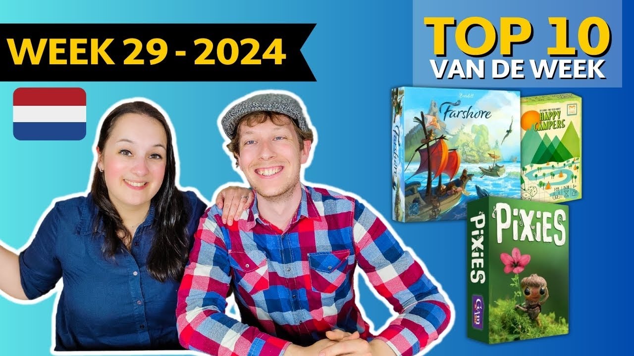 Top 10 Best verkochte bordspellen van week 29!