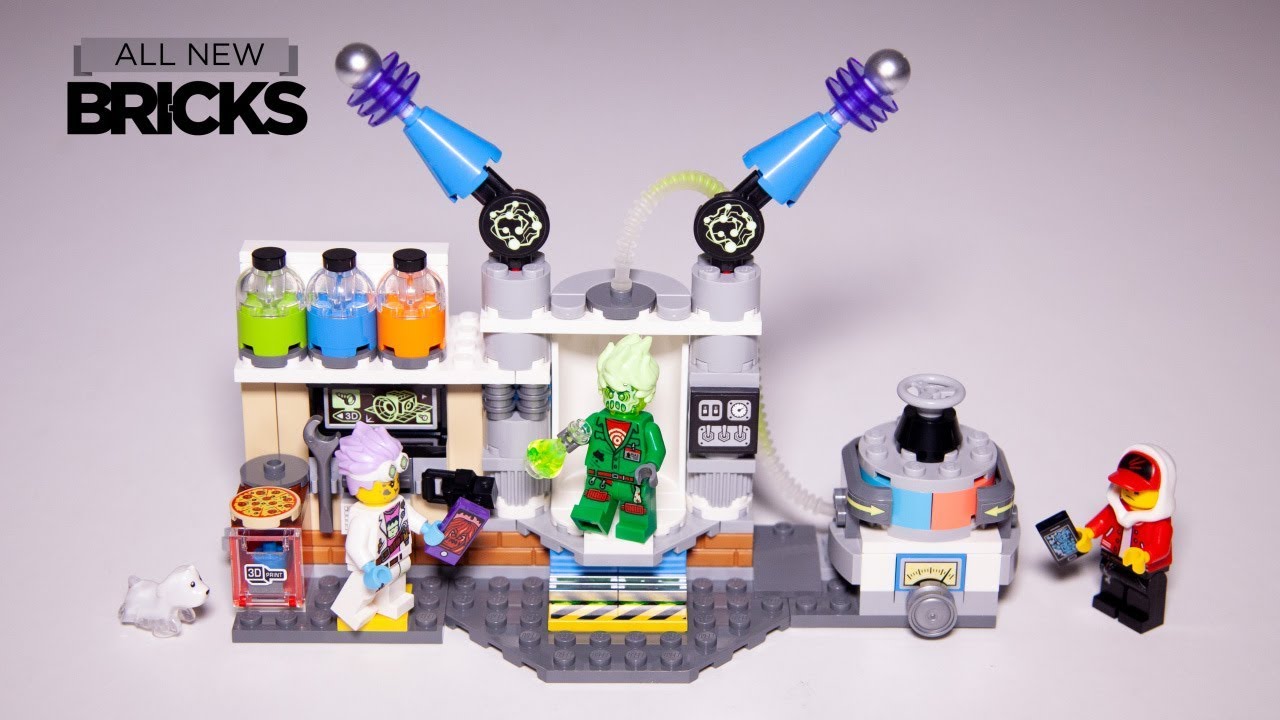 Lego Hidden Side 70418 J.B.'s Ghost Lab Speed Build with App