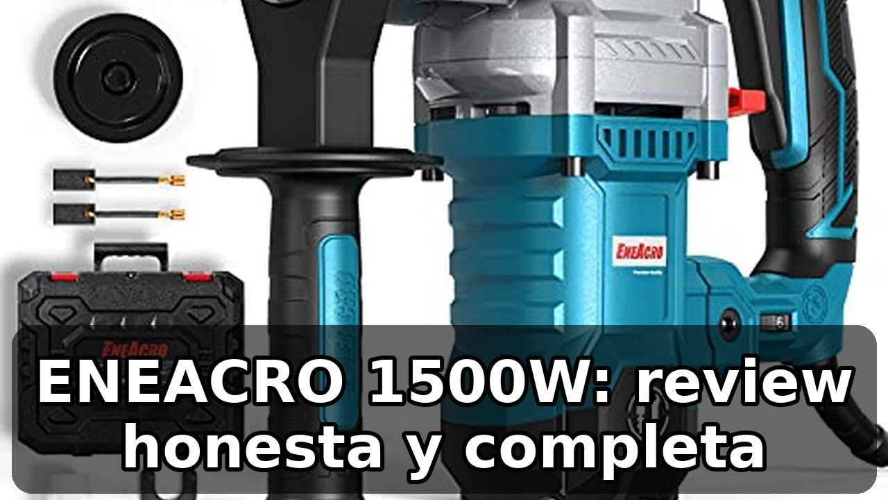 Review honesta de ENEACRO Martillo Perforador 1500W: potencia, control y durabilidad