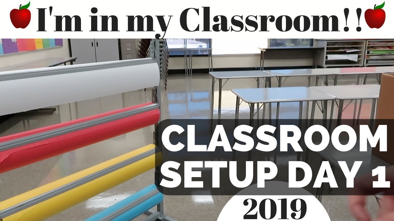 Classroom Setup Day 1   High School Teacher Vlog  classroom tour and setup!