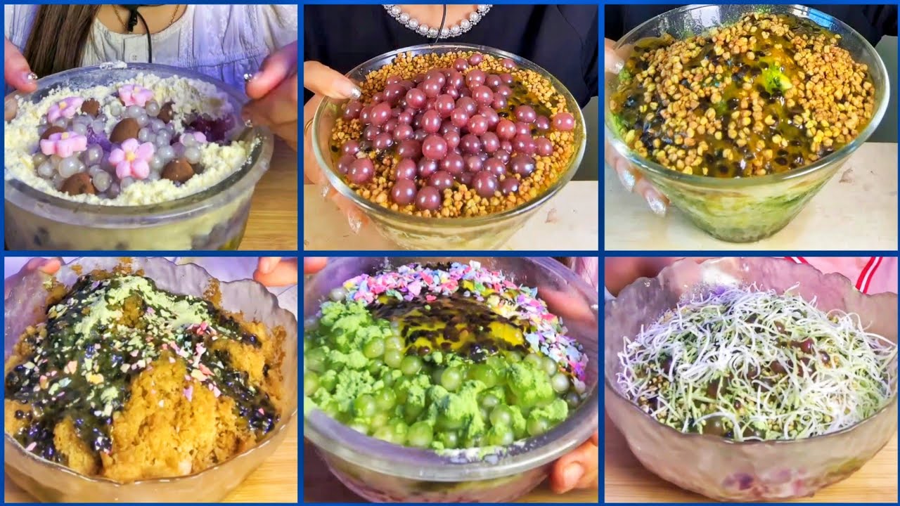 RY99 || SHAVED ICE WITH CREAMY PASSION FRUIT, MATCHA AND POPPING BOBA BALLS 