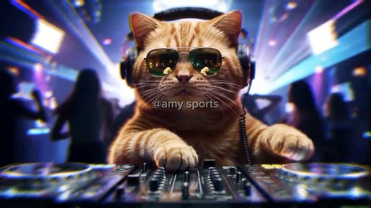 Dj Kucing APT Thailand full bass #cat #entertaininganimals #fypシ゚viral #dj #pets #catvideos #music