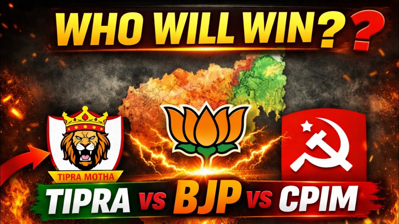 Who Will Win? Tipra Motha vs BJP vs CPIM | Tripura ADC Election 2026 Analysis