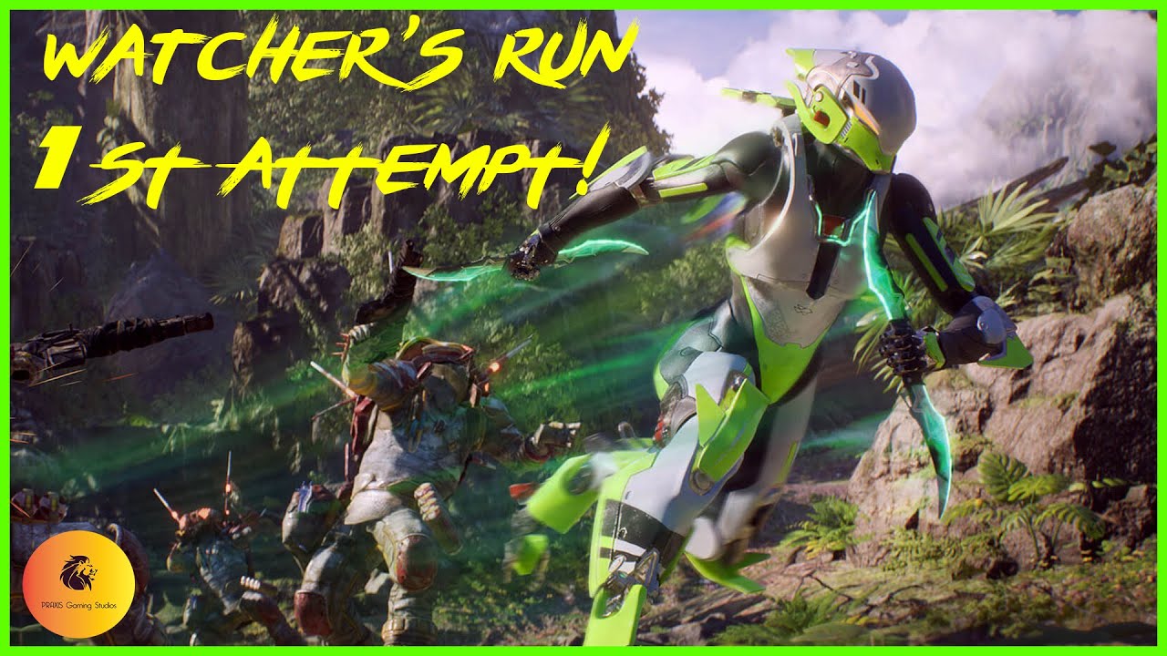 ANTHEM: Watcher's Run Time Trial Gold as the Interceptor - 1st Attempt!