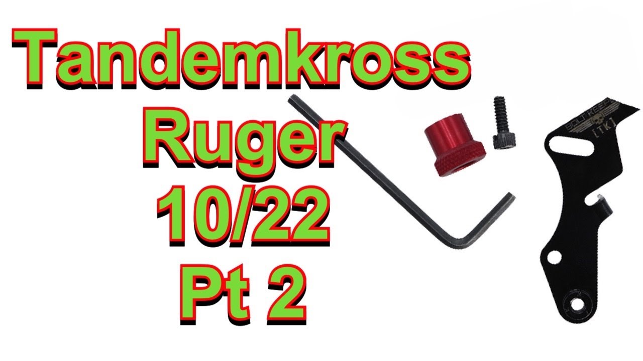 Детали для винтовки Ruger 10/22 Tandemkross, часть 2.
