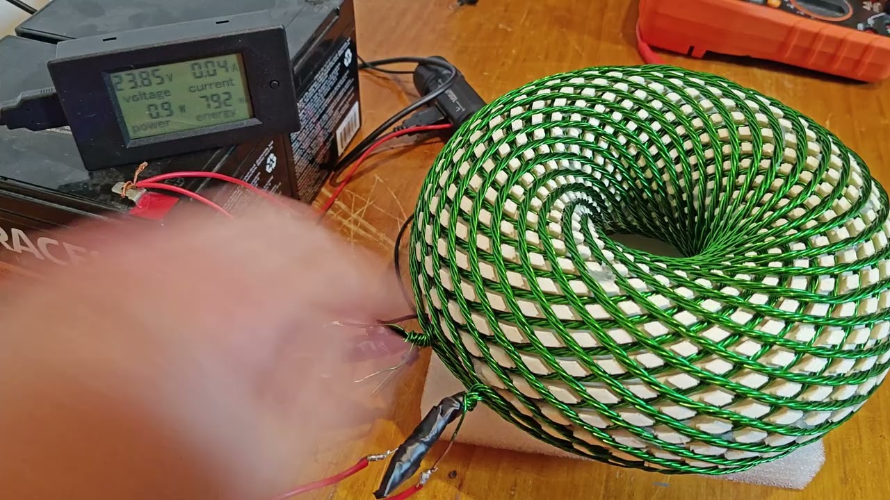 Insane RPM on the vortex coil using the stepper motor driver 2 different scenarios 1 more efficient 