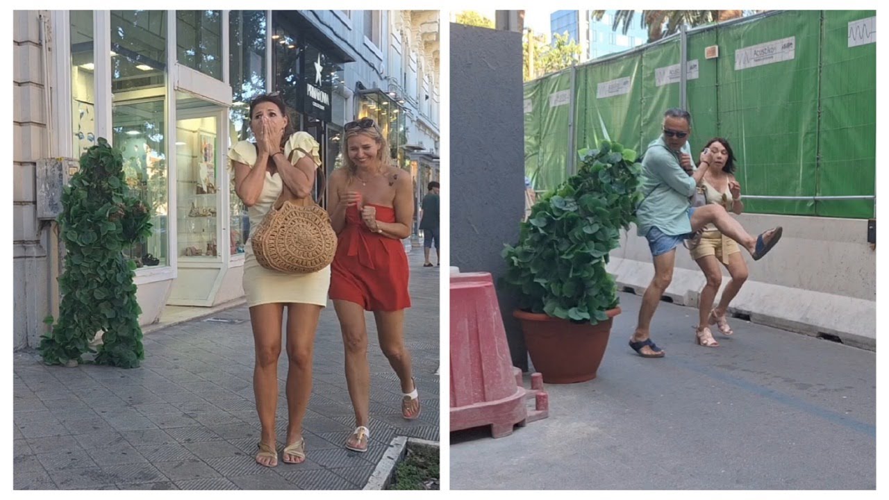 SUMMER FUN. BUSHMAN VS BEAUTIFUL PEOPLE IN ITALY