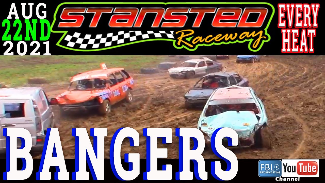 Stansted Raceway. Bangers.  Every Heat.  22nd August 2021. Full contact Banger racing.