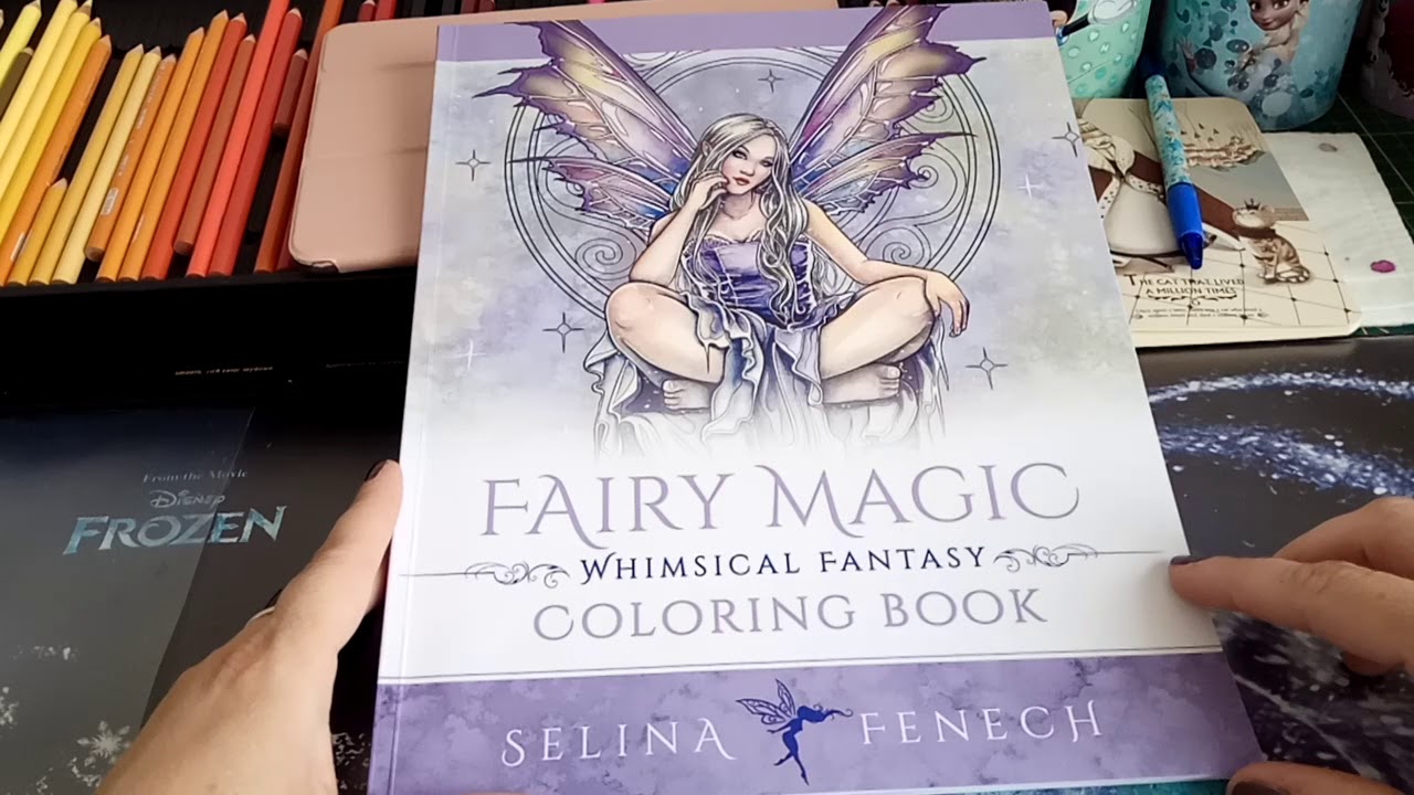 📚 Coloring book review - Fairy Magic coloring book by Selina Fenech