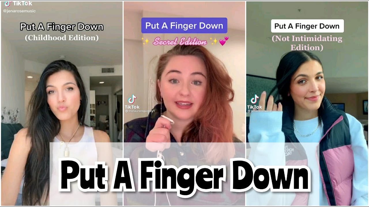 Funny Put a Finger Down if Questions TikTok Challenge