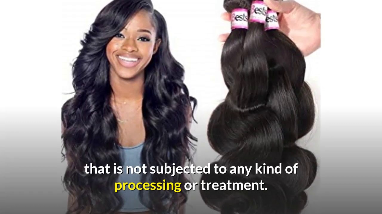 What is unprocessed remy human hair?
