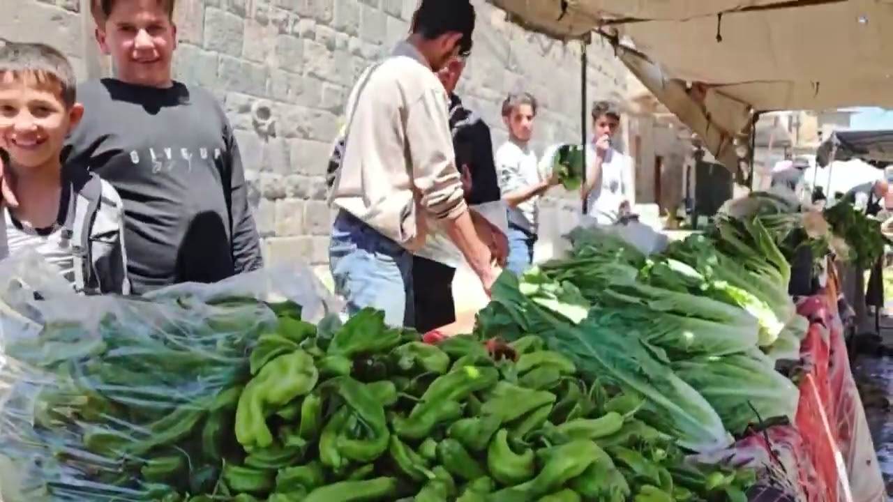 جولة في السوق الشعبي في مدينة إنخل بريف درعا