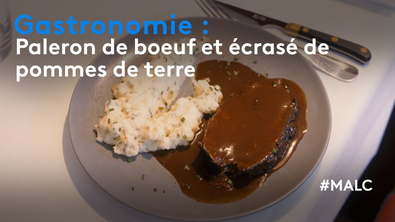Gastronomie : paleron de bœuf et écrasé de pommes de terre