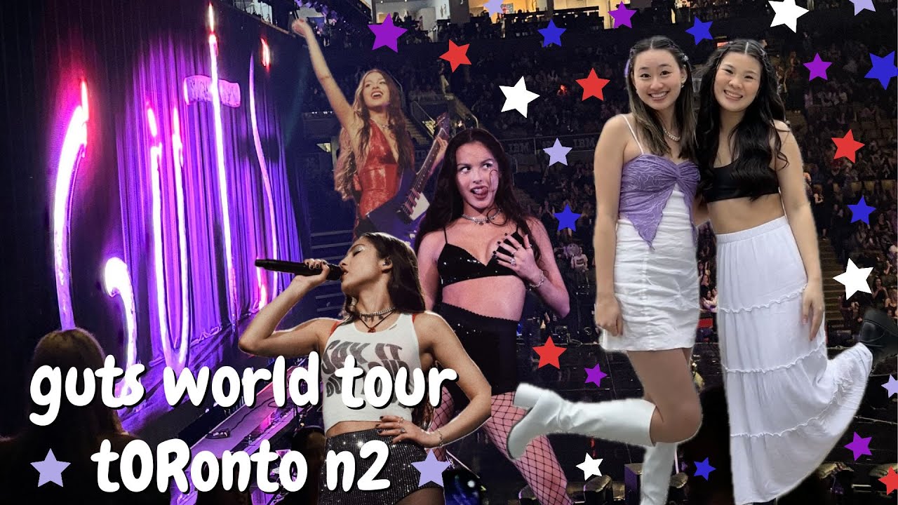 guts world tour ✨ | olivia rodrigo in tORonto n2 | how i journal about concerts!
