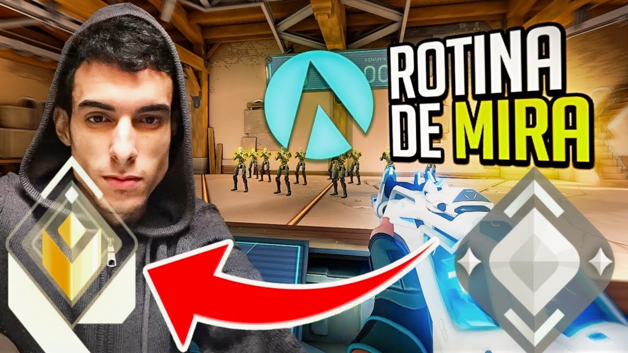 como MELHORAR MUITO SUA MIRA no VALORANT - ROTINA e TREINO DE MIRA