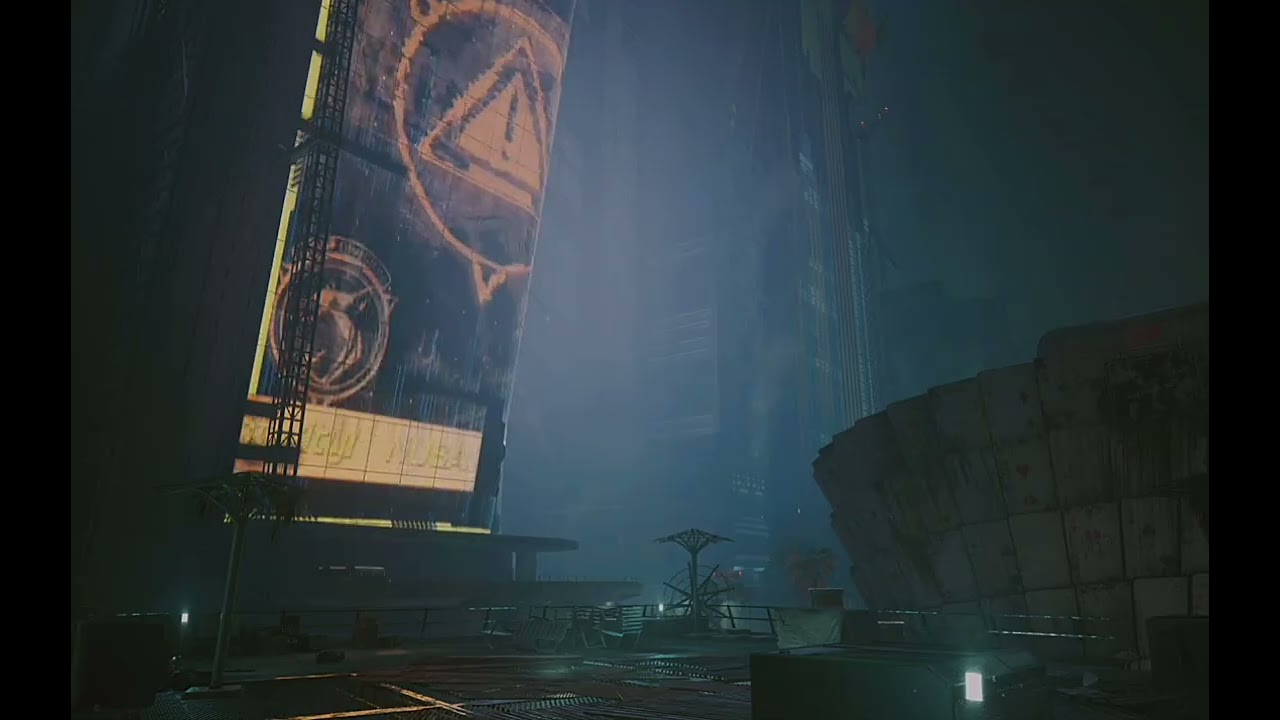 System corrupted, a cyberpunk ambiance 
